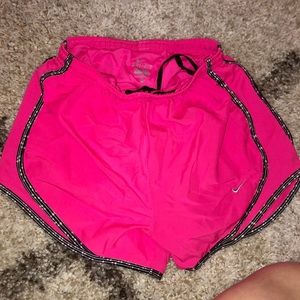 Pink Nike shorts (worn couple times) XS